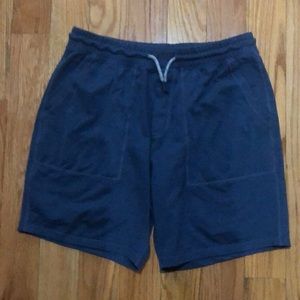 Marine Layer Sport Yoga Shorts in Blue Sz M